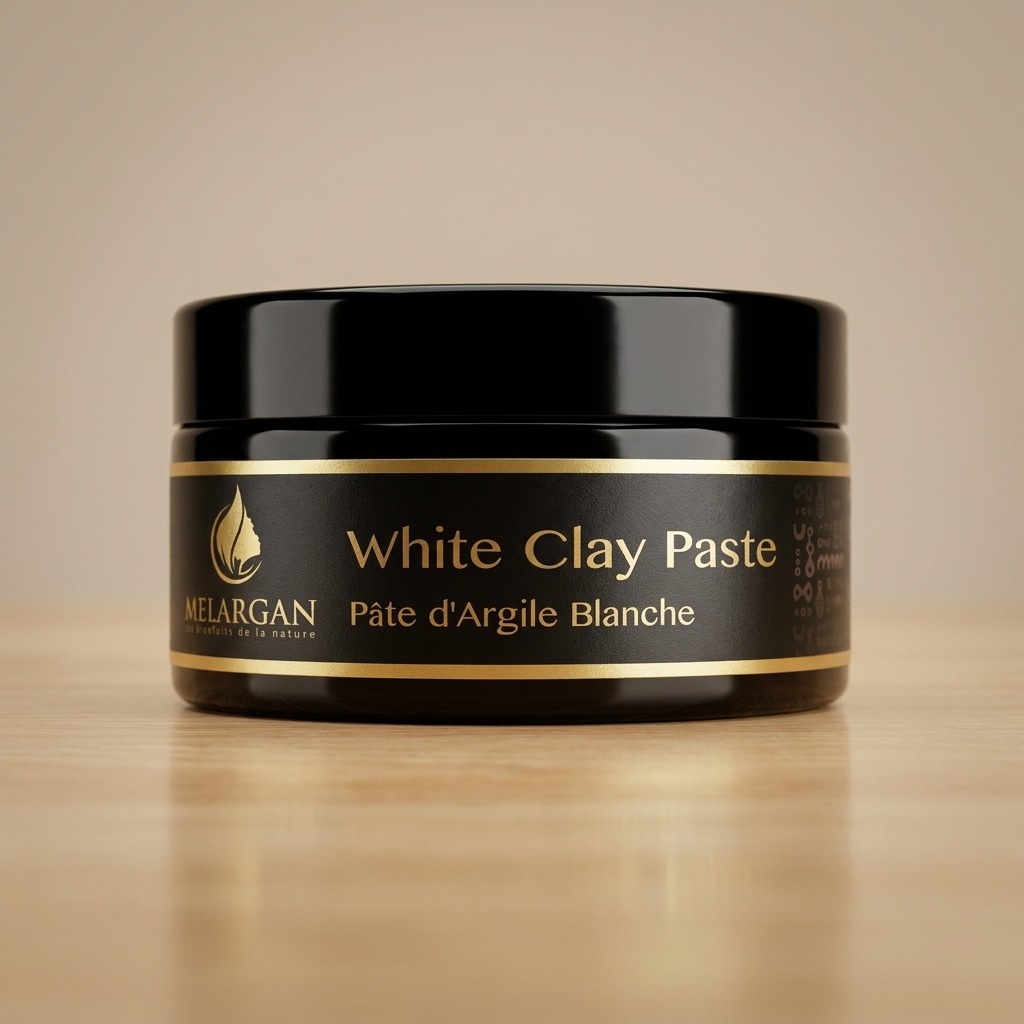 Pâte d'argile blanche