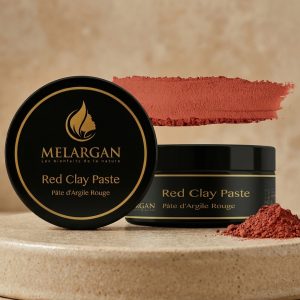 Pâte d'argile rouge