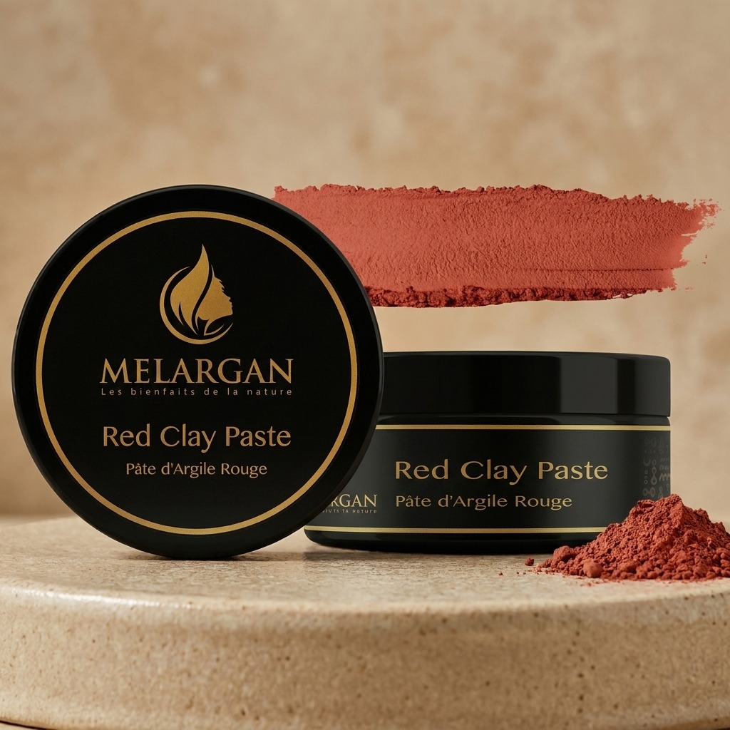 Pâte d'argile rouge